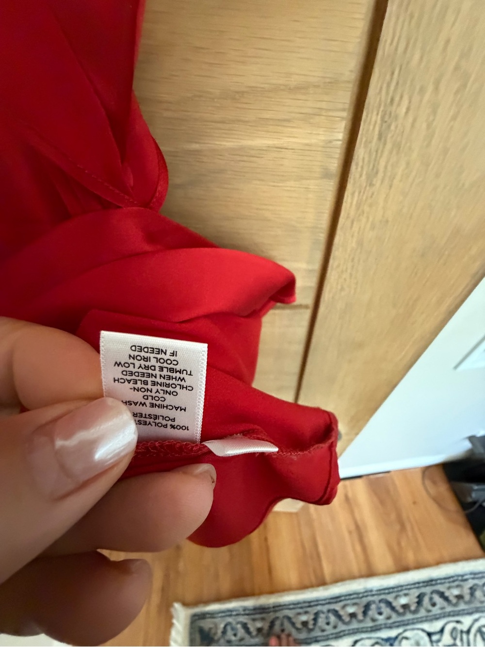 LOFT Raspberry Satin Ruffle Sleeve Tank - Picture 8 of 10